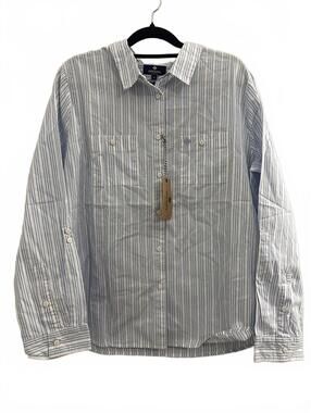 Sperry XL Lightblue Roll-tab Button-up - NWT